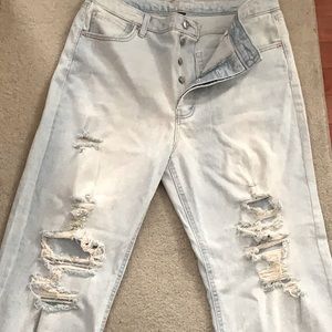 NEW * High rise light denim jeans